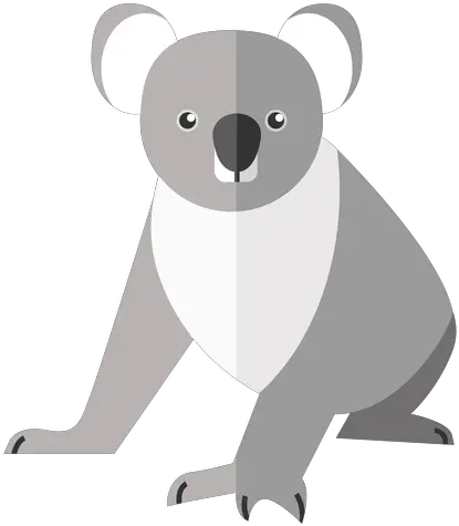 Koala Leg Ear Nose Flat Transparent Png U0026 Svg Vector File Koala Koala Bear Png