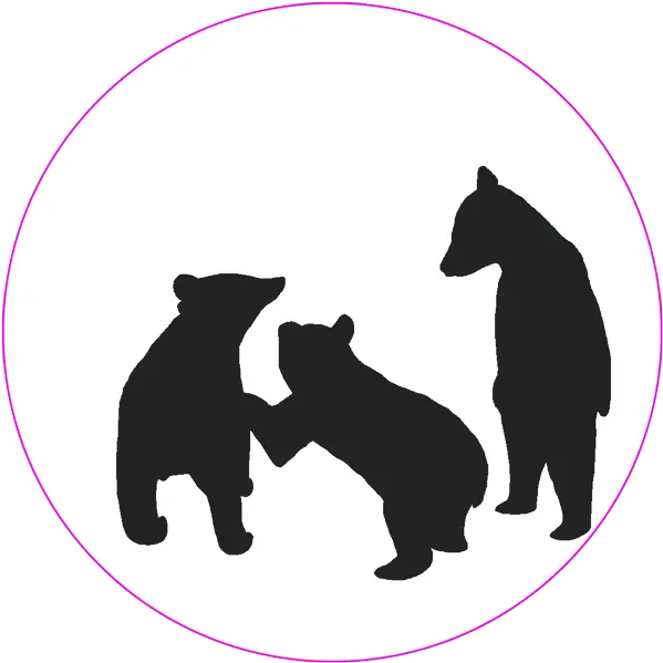 American Black Bear Dog Chicago Cubs Asian Bear Free Bear Cubs Silhouette Png Cubs Png