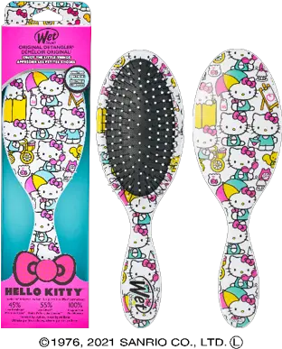 Hello Kitty Hairbrushes Ensure Your Locks Are Kept Kawaii Wet Brush Png Transparent Keroppi Icon