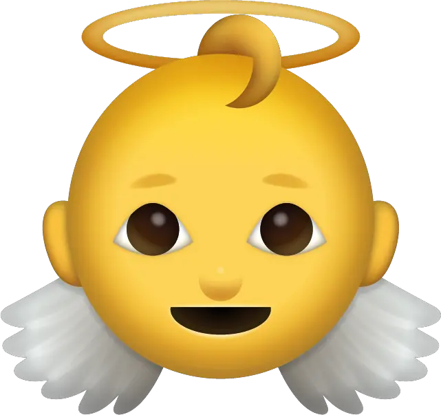 Baby Angel Emoji Free Download Iphone Emojis Transparent Angel Emoji Png Shiny Eyes Png