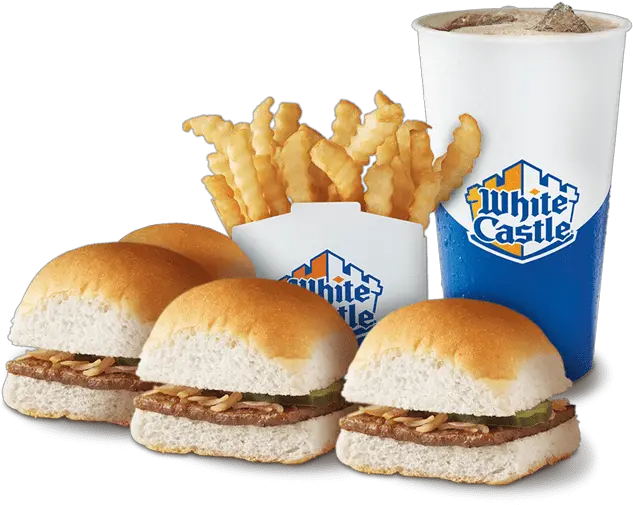 Menu White Castle White Castle Combo Png Hamburger Menu Png