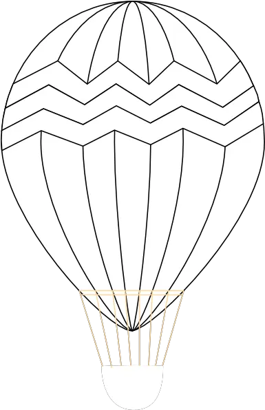 Hot Air Balloon Black And White Hot Air Ballooning Png Balloon Clipart Transparent Background