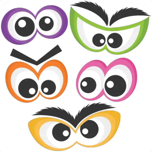 Halloween Spooky Eye Set Svg Scrapbook Spooky Eyes Clip Art Png Creepy Eye Png