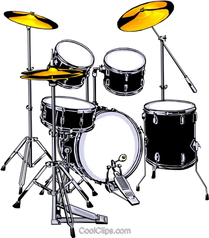 Drum Set Royalty Free Vector Clip Art Illustration Arts0023 Png Drum Set Transparent Background