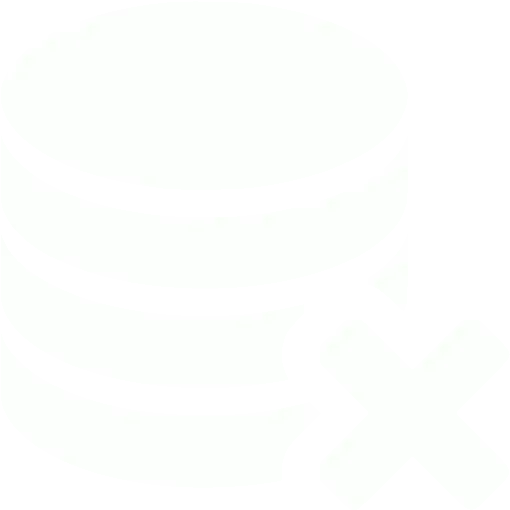 White Delete Database Icon Free White Database Icons Delete Database Icon White Png File Delete Icon