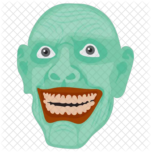 Creepy Face Icon Of Flat Style Illustration Png Creepy Face Png
