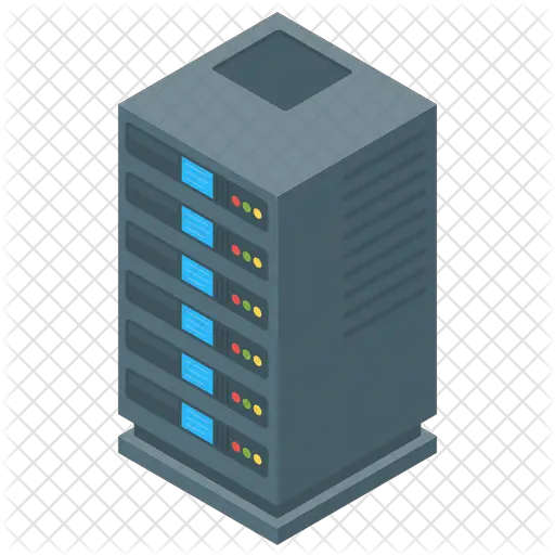 Data Storage Server Icon Of Isometric Vertical Png Storage Png