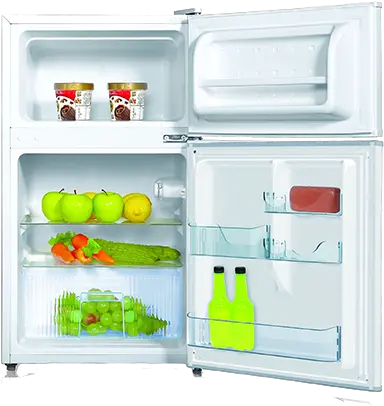 Download 45625 Midea White Double Door Bar Fridge Bar Fujidenzo Rdd 35r Png Fridge Png