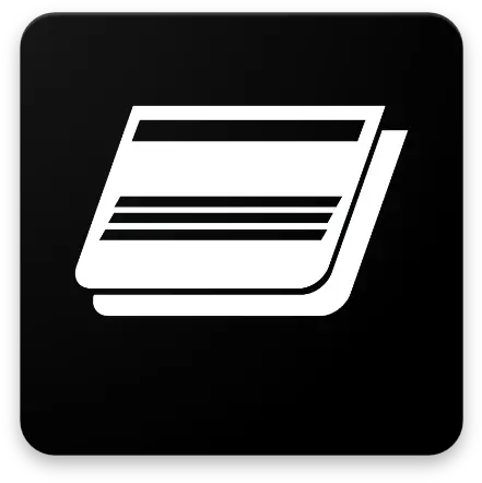 News App Icon Set Uplabs Black News App Cover Png Find App By Icon