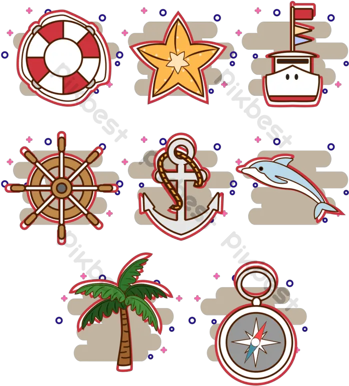 Marine Icon Ai Free Download Pikbest Vertical Png Ocean Icon