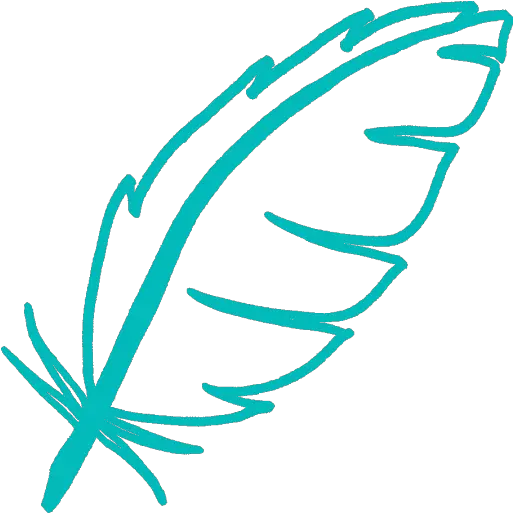 Cropped Feathersiteicontealpng U2013 Carley Rawes Centre Frutas Feather Icon Png