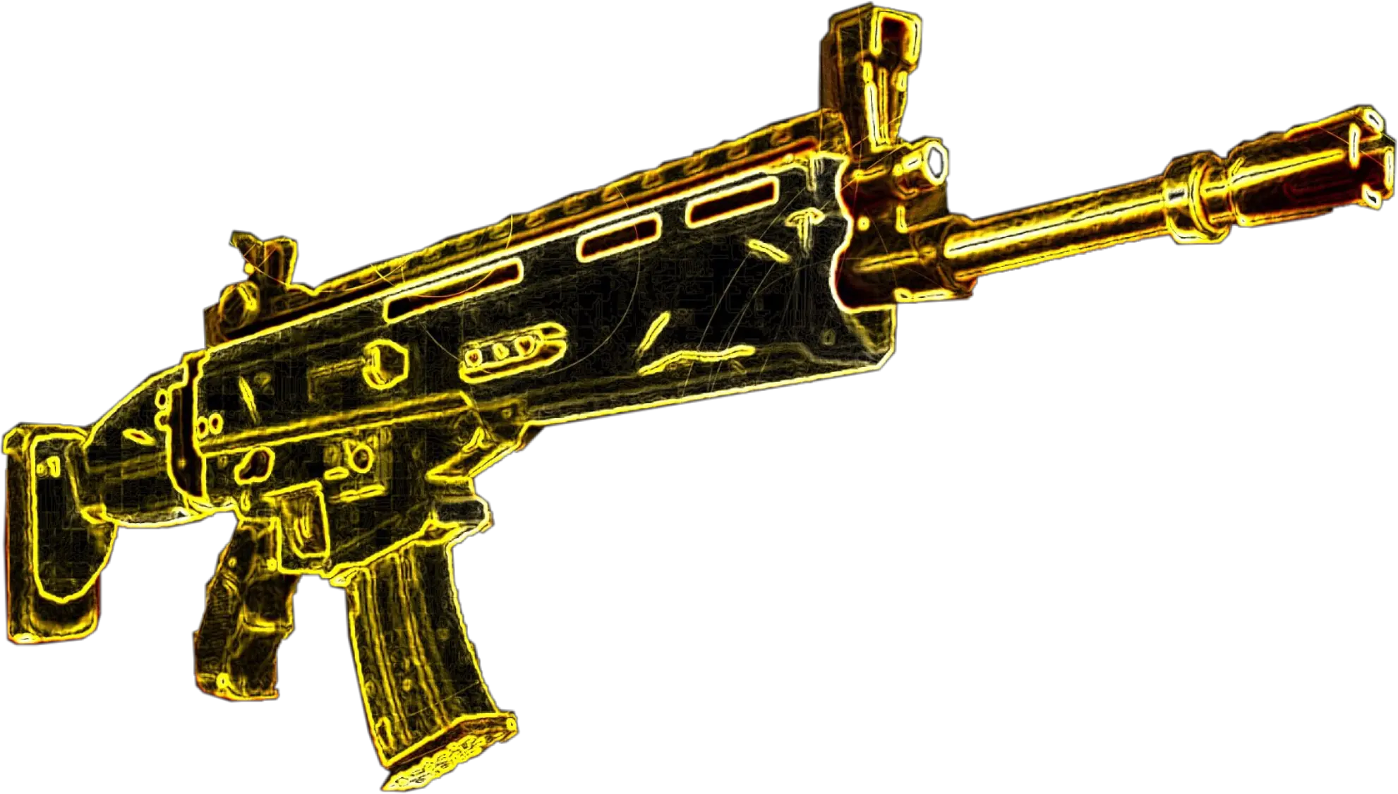 Gun Clipart Fortnite Transparent Free For Scar Fortnite Png Rifle Png