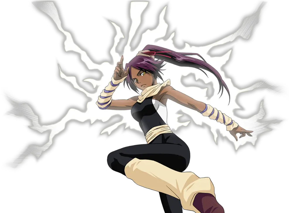 Transparent Background Shihouin Yoruichi Png Bleach Transparent Background