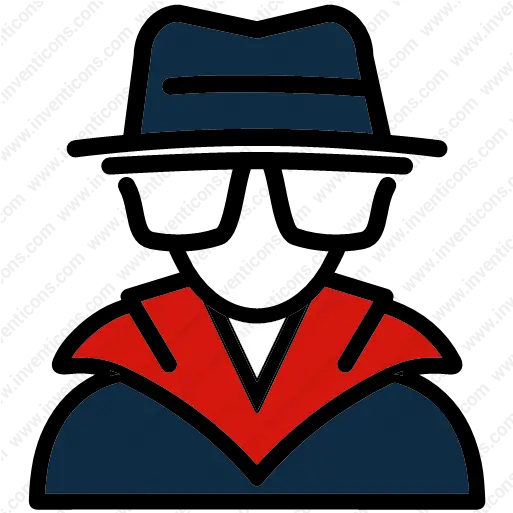 Download Detective Vector Icon Inventicons Costume Hat Png Spy Icon