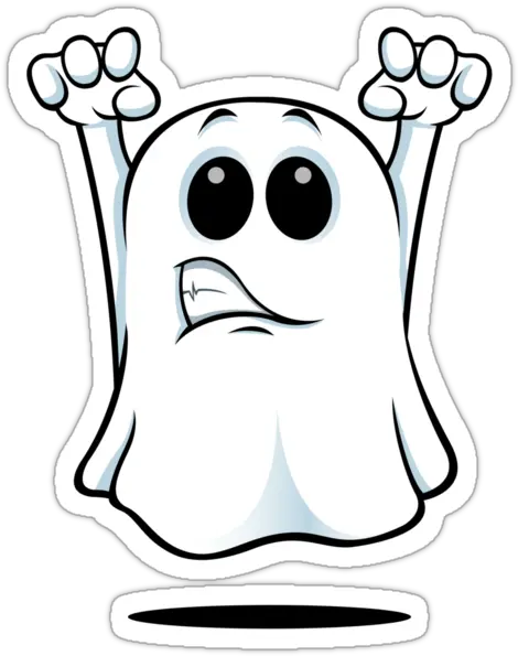 Cartoon Ghost Faces Cartoon Ghost Clipart Ghost Cartoon Png Shocked Face Transparent