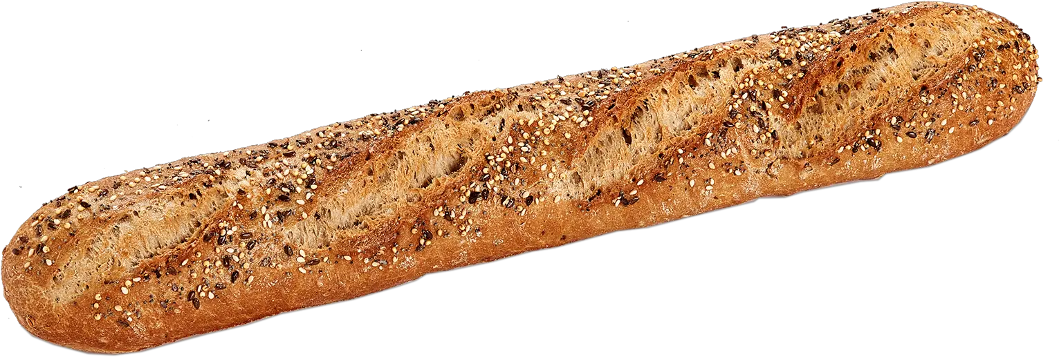 Stone Oven Part Baked Multigrain Baguette Topping With Multigrain Baguette Png Baguette Png