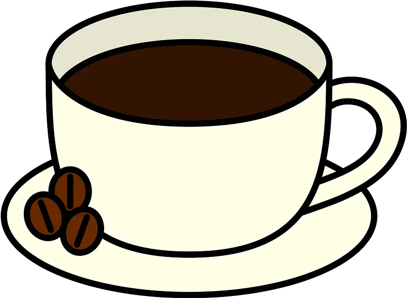 Cup Of Coffee With Beans Clipart Coffee With Beans Png Cup Of Coffee Transparent