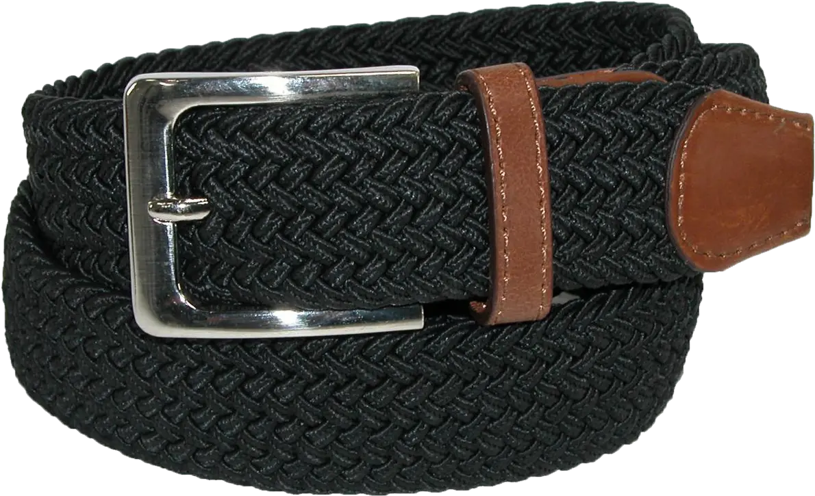 Ctm Mens Elastic Silver Buckle Belt Png Belt For Men Png Belt Buckle Png