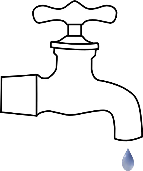 Faucet Clipart Black And White Tree 41 Stunning Hose Bib Clipart Png Dripping Water Png