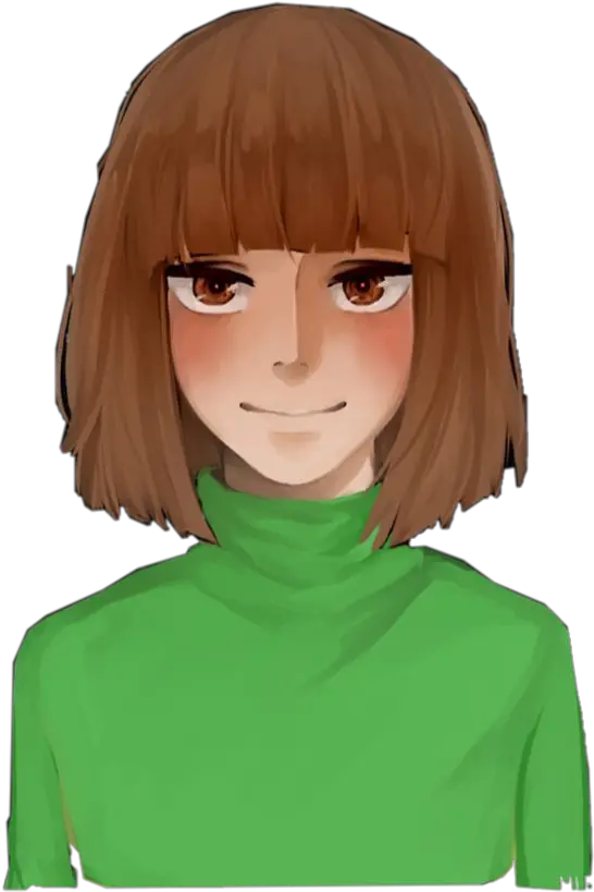 Chara Undertale Portait Icon Edit Sticker By Magistyblee35 Png