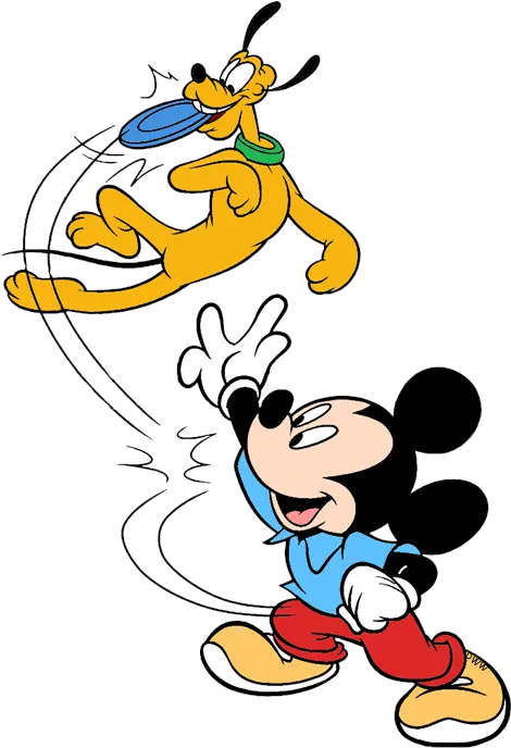 Moldura Minnie Png Mickey Pluto Playing Frisbee Mickey Mickey And Pluto Playing Frisbee Pluto Transparent Background