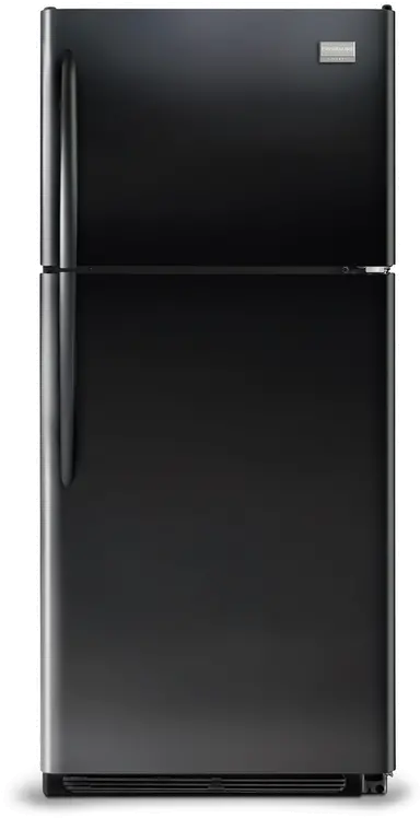 Freezer Refrigerator Ebony Black Top Freezer Refrigerator Png Electrolux Icon Refridgerator