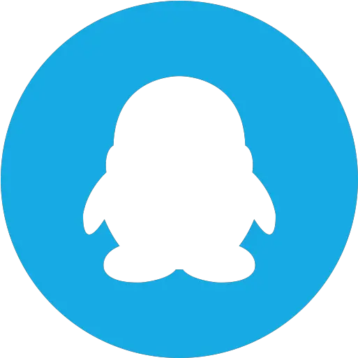 Tencent Qq Logo Blue Webinar Icon Circle Png Tencent Logo