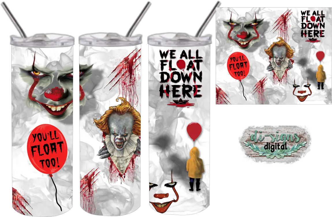 It Pennywise Collage Digital Image For Fictional Character Png Pennywise Lgbt Icon