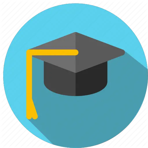 Cap College Graduation Hat Icon Download On Iconfinder Birrete Icono Png Graduation Cap Vector Png