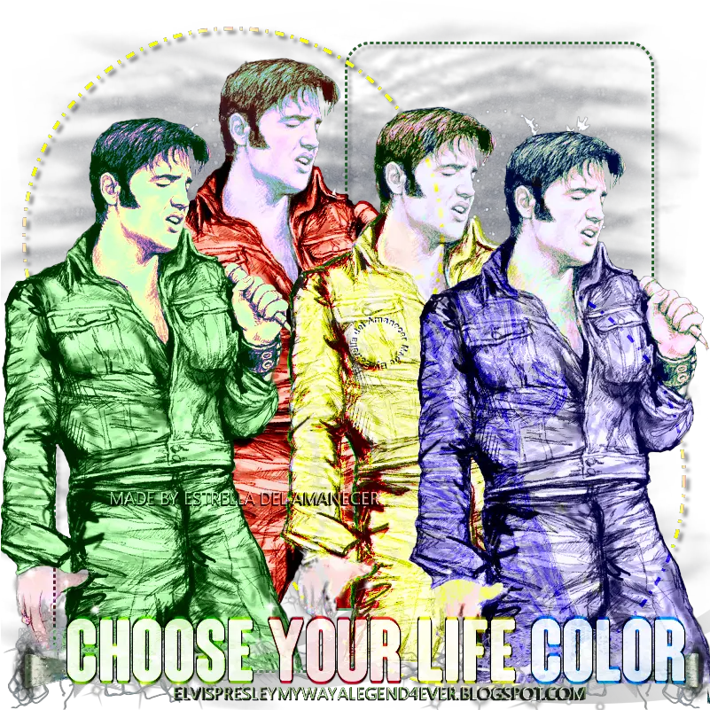 Download Hd Elvis Presley Choose Your Life Color Transparent For Adult Png Elvis Presley Png