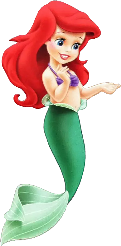 Download Little Mermaid Baby Ariel Full Size Png Image Disney Princess Mermaid Ariel Png