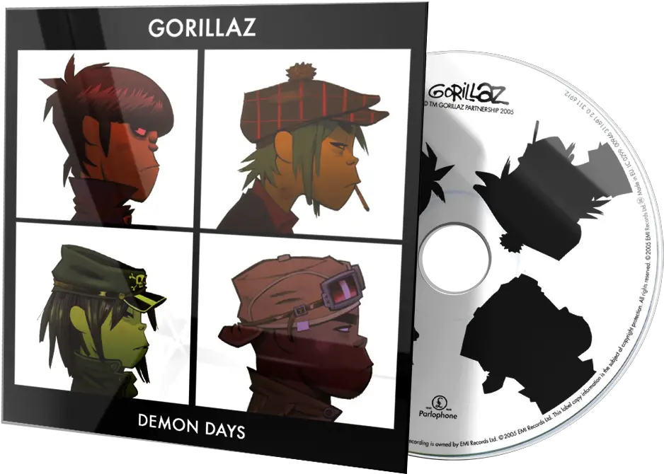 Download 3d Case Edit Icon Gorillaz Silhouette Png Picture Album Icon