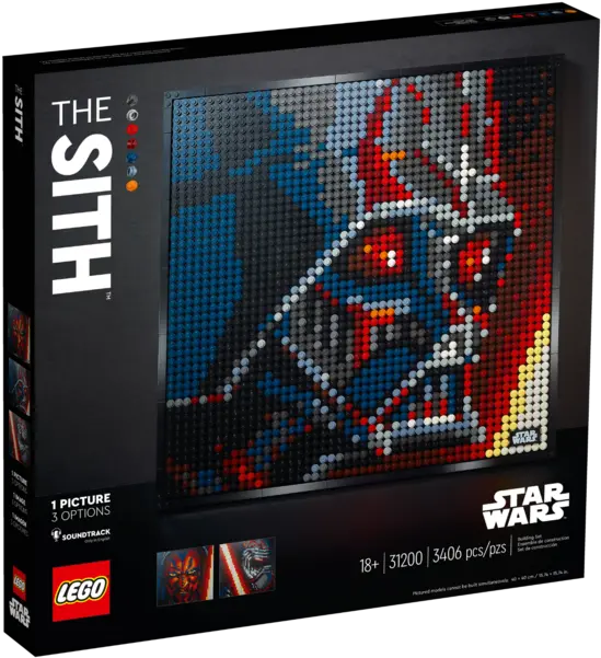 31200 Star Wars The Sith Lego Star Wars Mosaic Set Png Star Wars Sith Logo