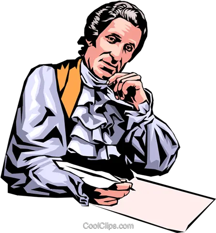 Thomas Jefferson Royalty Free Vector Man Writing With Quill Clipart Png Thomas Jefferson Png