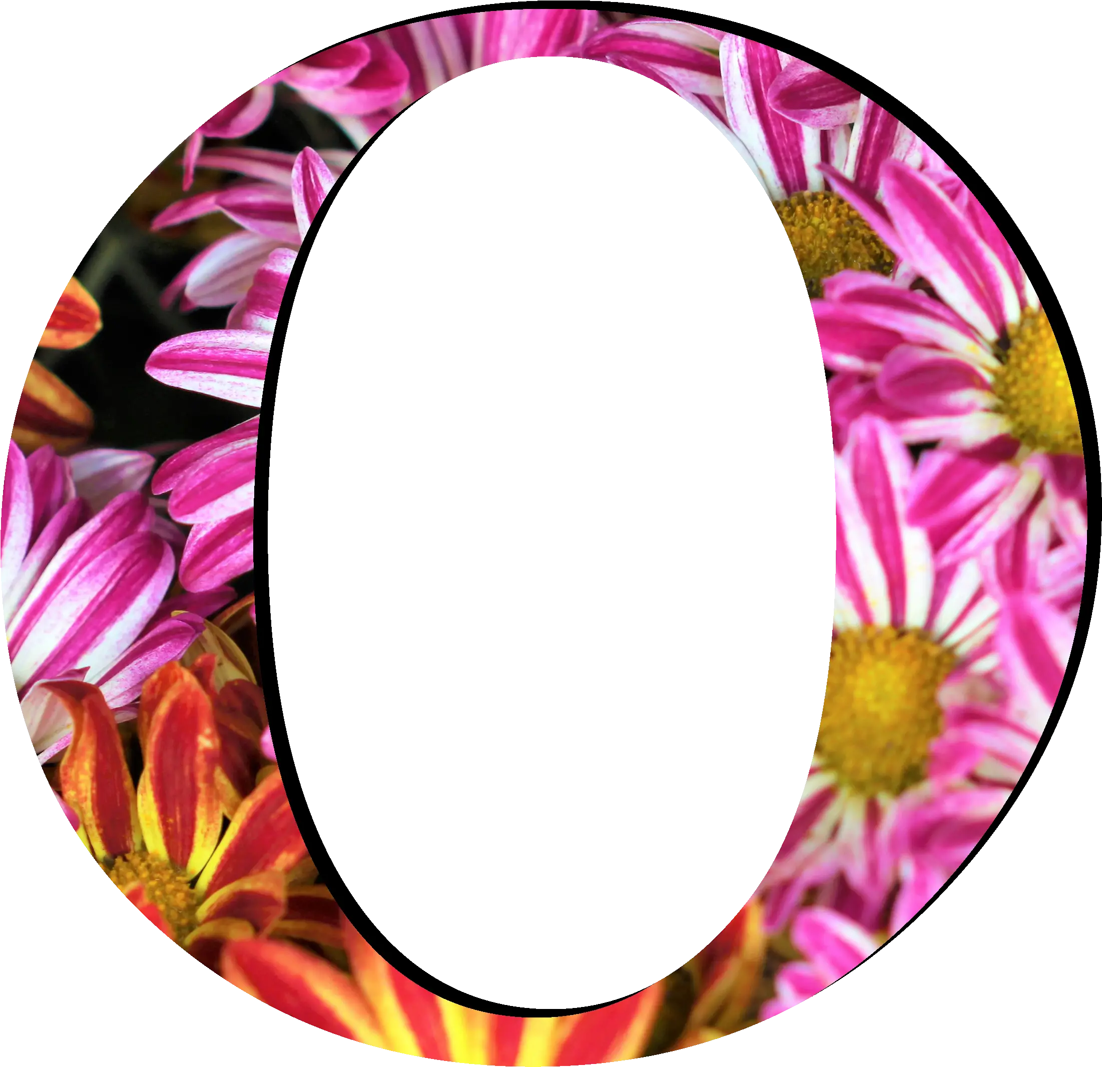 Flower Pattern Letters O Letters Flower Png Floral Pattern Png
