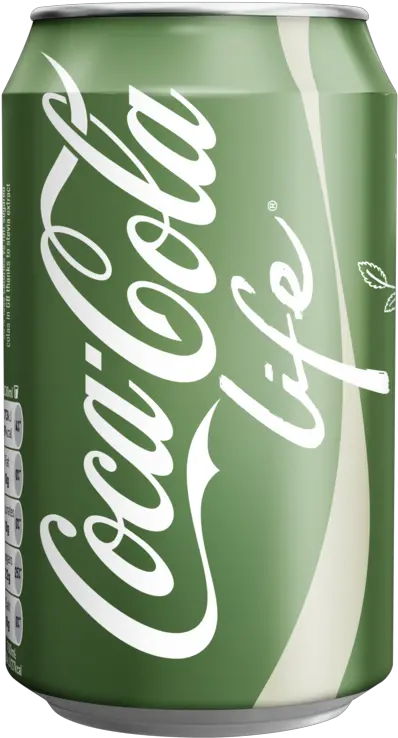 Stevia Coca Cola Life Png Coca Cola Transparent