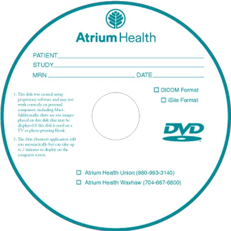 Cd Dvd Printing Carolinas Healthcare System Png Dvd Png